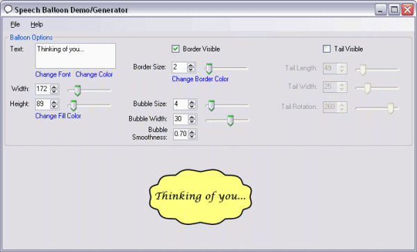 Thought Balloon Screenshot 2