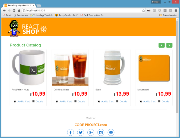 E-commerce Website Using React