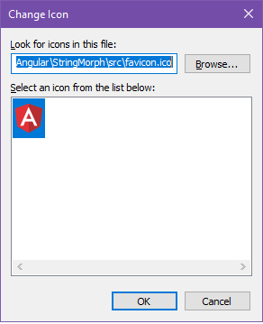 Figure 3 shows the dialog box where you assign an icon to the shortcut.