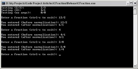 Using C++ operator overloading to make a simple fraction class - CodeProject