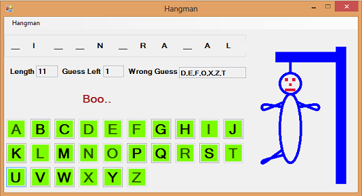 Unity Course: Hangman - Word guessing Game