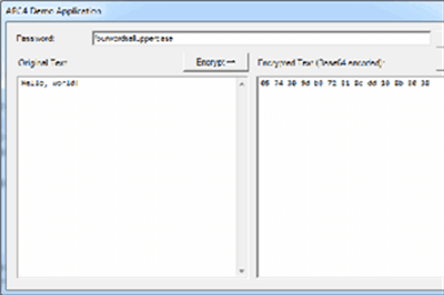 Thumbnail for ARC4 Encryption Library