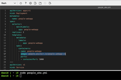 Thumbnail for Deploy an Application to Azure Kubernetes Service