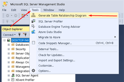 Thumbnail for SQL Table Dependency Diagram Generator (SSMS 18,19 & 20)