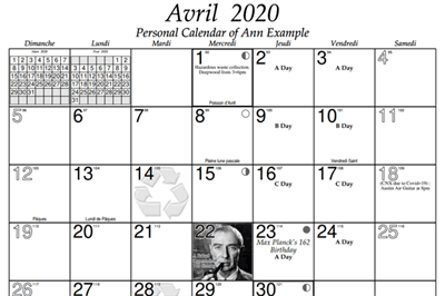 Thumbnail for PsCal - Create Personalized PDF Calendars
