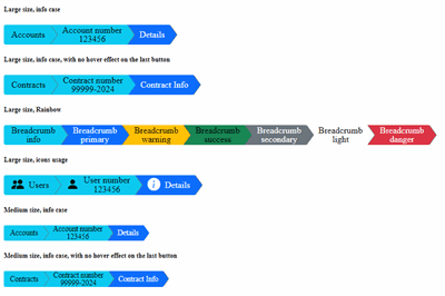 Thumbnail for Custom Bootstrap 5 Breadcrumbs -Ver 2