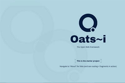 Thumbnail for Build a Web App with Oats~i — Setting Up