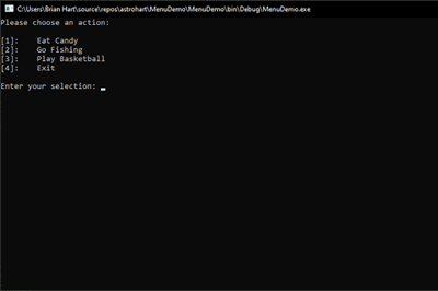 Thumbnail for Building a Menu-Driven Console Application in C#