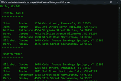 Thumbnail for How to Sort Two-Dimensional Array in C# by Selected Column Index in Selected Column Sort Order