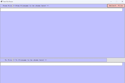 Thumbnail for Standard Windows Text File Parser with Customized Text File Formatted Output into a New File